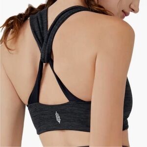 FP Movement by Free People Charcoal Sports Bra
